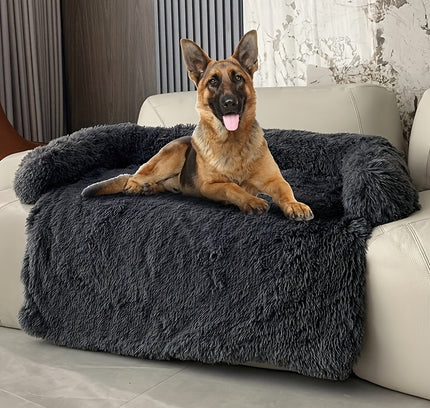 Pet Plush Sofa Bed with Neck Cushion