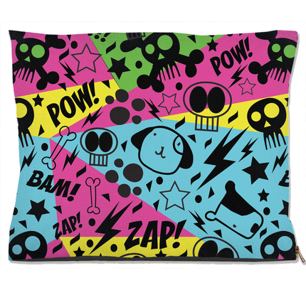 Graffiti Dog Bed-4