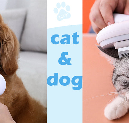 Cat Dog Brush 5 In 1 Pet Grooming Supplies Kit Slicker Brush For Shedding Dematting Undercoat Rake Self Cleaning Comb For Indoor Cats Pet Hair Brushes Multifunction Set