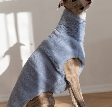 Woolen Dog Vest - Blue-1