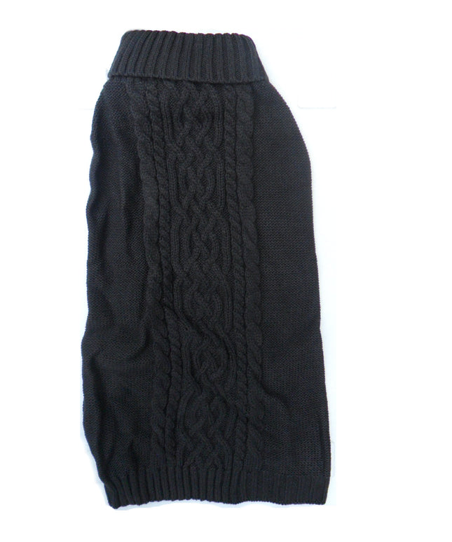 Cable Knit Dog Jumper Sweater-5