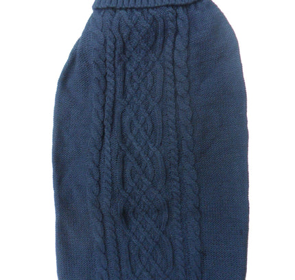 Cable Knit Dog Jumper Sweater-1