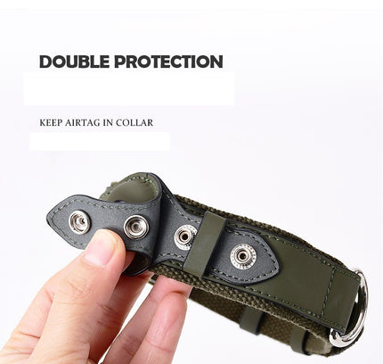 Tracking Airtag Dog Collar Pet Leash Leash For Medium And Large Dogs Does Not Include A Locator