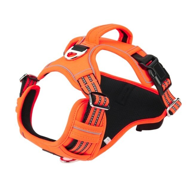 Dog Soft Adjustable Harness Pet Large Dog Walk Out Harness Vest Collar Hand Strap for Small Medium Large Dogs-1