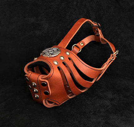 'Maximus'' Silver Basket Muzzle-0