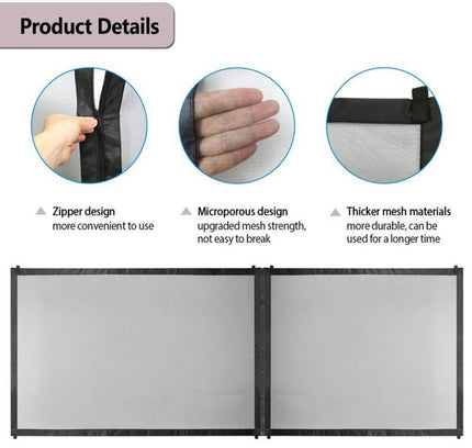 Pet Dog Fence Gate Safe Guard Safety Enclosure Dog Fences Dog Gate The Ingenious Mesh Magic Pet Gate Pet supplies-3