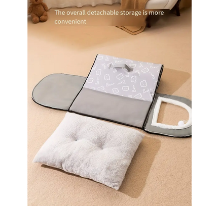 Warm Enclosed Dog Bed for All Seasons-2