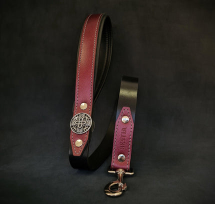 The "Hektor" Burgundy dog leash-LIMITED-0