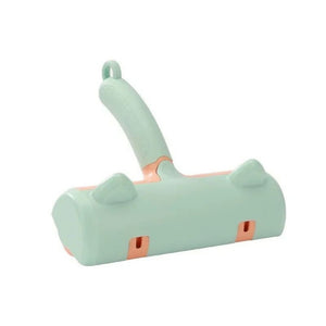 Rouleau adhésif anti-poils pour chats et chiens, brosse à double sens pour enlever les poils sur vêtements et canapé, auto-nettoyant, anti-statique, nettoyage adhésif des poils