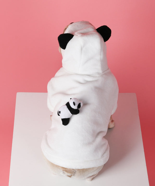 Flannel Warm Sweater Coat Jarre Aero Bull Corgi And Shiba Inu Pet