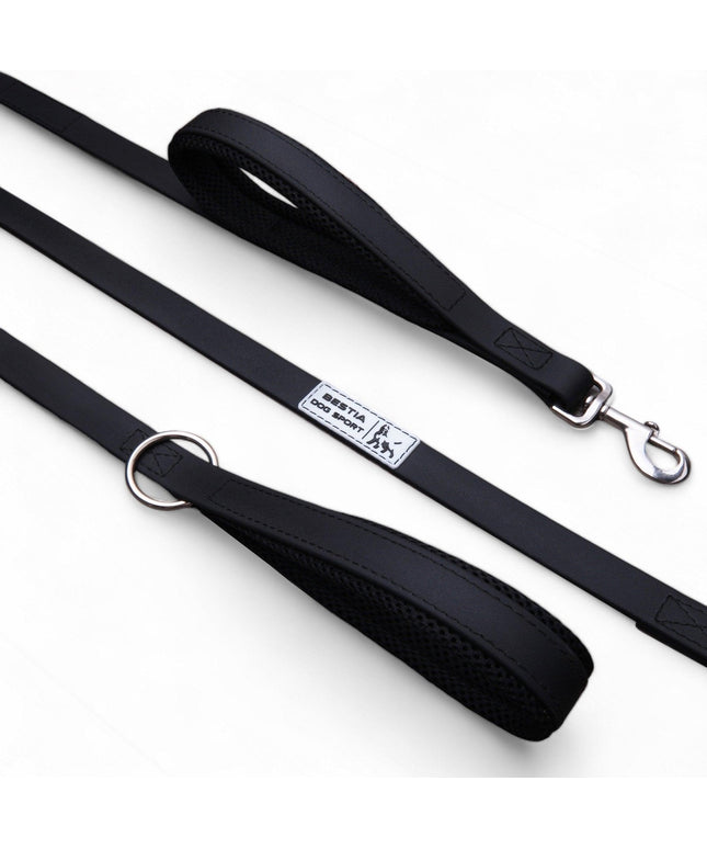 BESTIA DOG SPORT dual handle leash black-0