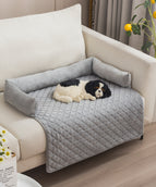 Mit Kissen Pet Pad Hellgrau