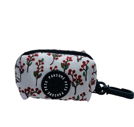WASTE BAG HOLDER-RED FLORAL-2