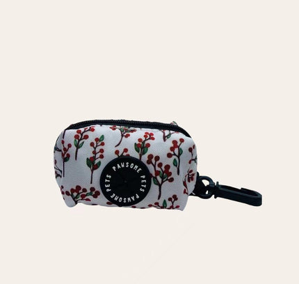 WASTE BAG HOLDER-RED FLORAL-3