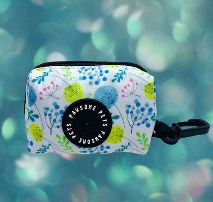 WASTE BAG HOLDER-SKY BLUE FLORAL-3