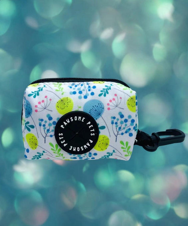 WASTE BAG HOLDER-SKY BLUE FLORAL-3