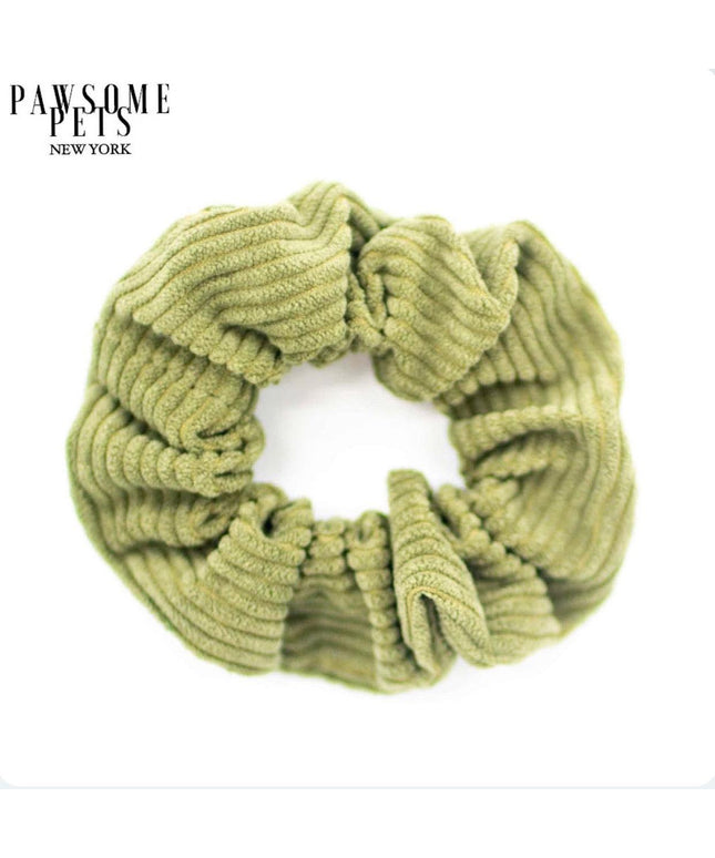 SCRUNCHIES - COTTON GREEN-0