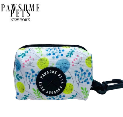 WASTE BAG HOLDER-SKY BLUE FLORAL-0