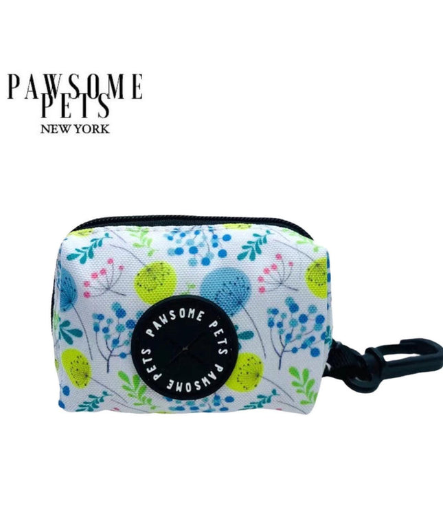 WASTE BAG HOLDER-SKY BLUE FLORAL-0