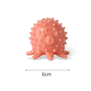 Pet Toy pour chien, pieuvre à huit griffes, morsures, dents molaires en TPR, soulage l'ennui, fournitures pour chiots et chiens, jouet pour animal, ne pourrit pas