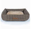 Brown Plaid / Small Size 50 X40cm