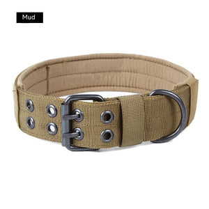 Medium Grand Collier pour Chien Tactiques Extérieures Collier en Nylon