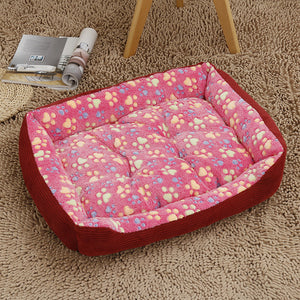 Dog bed avec coussin pour animal