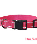 Halsband Reflektierend Rose Rot
