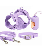 Lilafarbenes vierteiliges Set