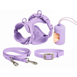 Dog tactique poitrine dos collier étanche anti-morsure