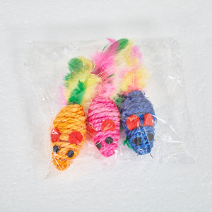 Color Sisal Souris Jouet à Griffer pour Chat Molaire
