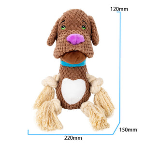 Dog en peluche en forme de coquillage contenant un papier sonore Bb appelé jouet pour animaux résistant à la morsure, molaire, interactif, pour grand chien, chiot, fournitures pour animaux