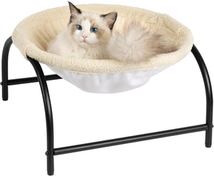 Cat Bed Lit pour chien Hamac pour animaux Lit pour chat Sommeil de chat Fournitures pour chats Fournitures pour animaux Entièrement lavable Stable Détachable Respirant Montage facile Intérieur Extérieur