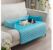 Pet Pad Blau mit Kissen / 90x90cm