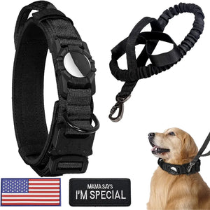 Waterproof Collier pour Chien avec Protection Airtag Collier pour Animal