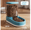 Blauer Futterspender