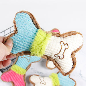 Dog Jouets Siffleurs, Jouet à Mâcher en Peluche pour Chiots de Petite et Moyenne Race, Jouet à Mâcher pour Dents, Jouet Interactif pour Chiens Agressifs, Cadeaux d'Anniversaire