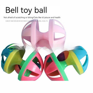 Cat Toy Ball Haltère Avec Fournitures Pour Animaux En Plastique
