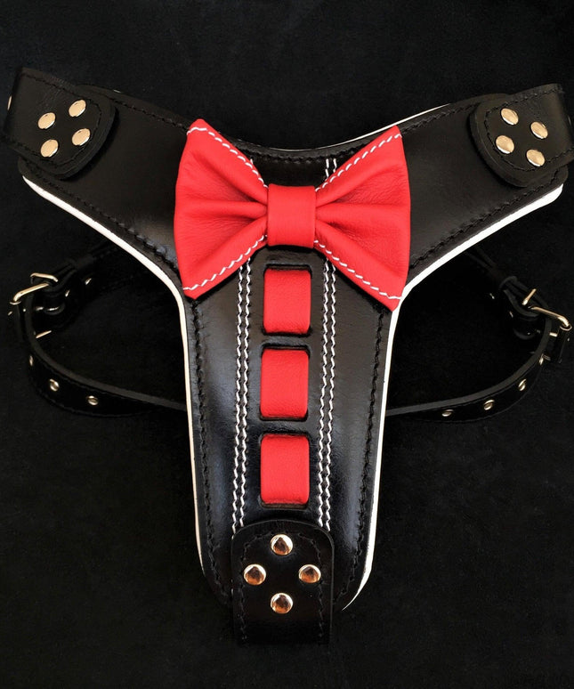 Bestia ''Bowtie'' harnais en cuir