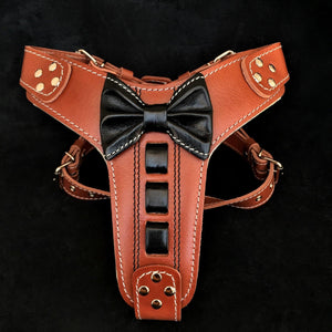 Bestia ''Bowtie'' harnais en cuir