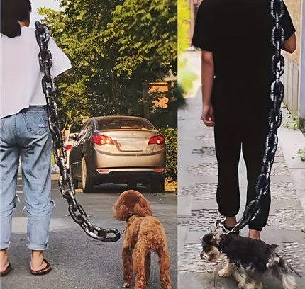 Giant Chain Dog Leash – Humorous Accessory