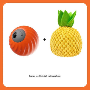 Jouet Puzzle Boule Distributrice de Nourriture Électrique pour Animaux Auto-Soulageant l'Ennui