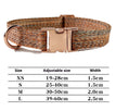Orangefarbenes Halsband / Größe