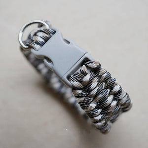 Dog Collar en matériau corde parapluie tressée