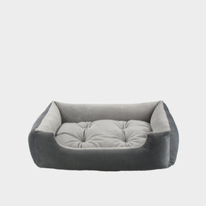 Canapé-lit coussin moyen pour petit chien, lit pour chien, chat, animal de compagnie, niche carrée en peluche, lit apaisant pour chien, maison, accessoires pour animaux de compagnie