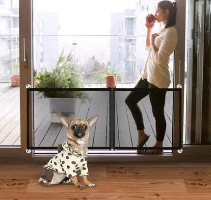 Pet Dog Fence Gate Safe Guard Safety Enclosure Dog Fences Dog Gate The Ingenious Mesh Magic Pet Gate Pet supplies-4