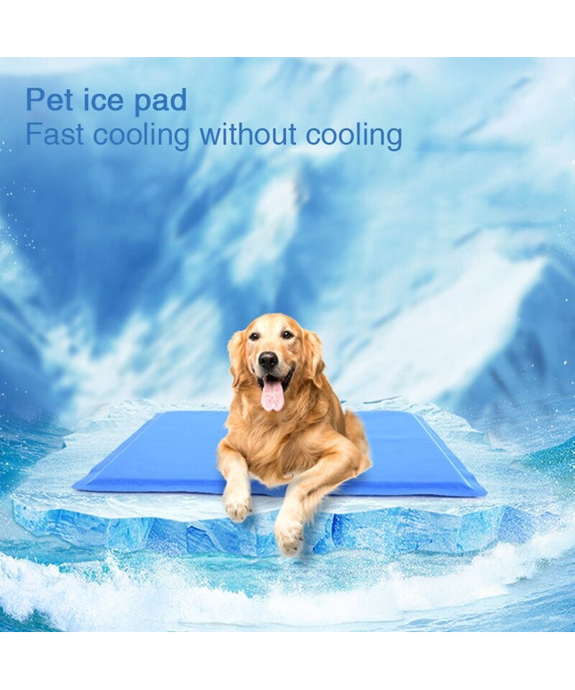 Summer Dog Cooling Mat Pet Ice Pad Teddy Mattress Pet Cool Mat Bed Cat Cushion Keep Cool Pet Dog Cooling Mat Pet Supplies XS-XL-0