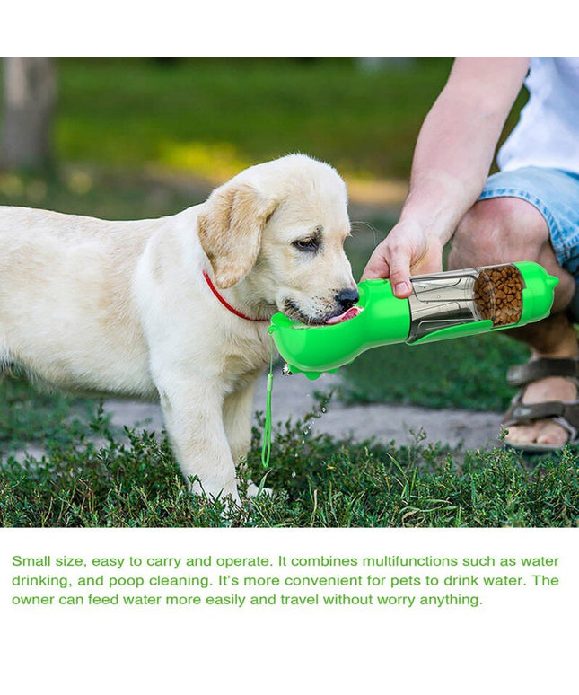 Portable Pet Dog Water Bottle Feeder Bowl Water Food Bottle Pets Outdoor Travel Drinking Dog Bowls Water Bowl for Dogs-0