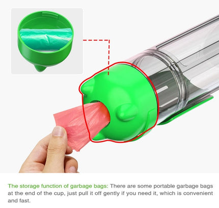 Portable Pet Dog Water Bottle Feeder Bowl Water Food Bottle Pets Outdoor Travel Drinking Dog Bowls Water Bowl for Dogs-2