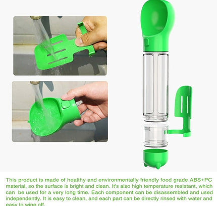 Portable Pet Dog Water Bottle Feeder Bowl Water Food Bottle Pets Outdoor Travel Drinking Dog Bowls Water Bowl for Dogs-1